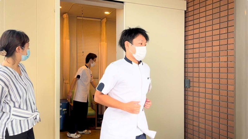 一宮市 森整形外科の防災訓練の写真