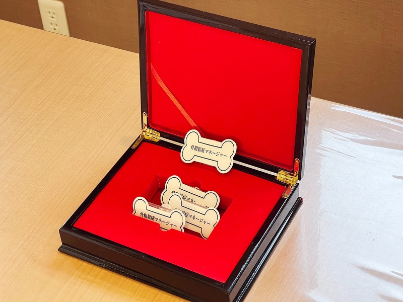 骨粗鬆症マネージャーお手製バッジ