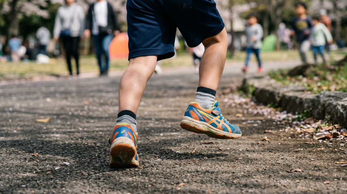 子どものねんざと大人のねんざ